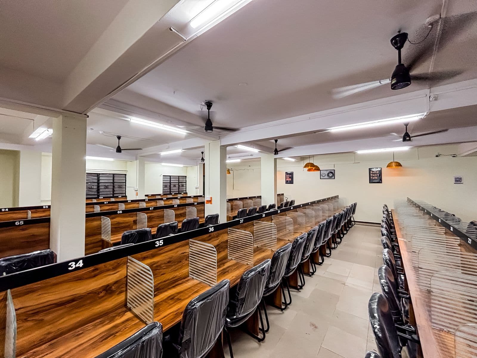 Interior view of Nova Library - Modern study facility